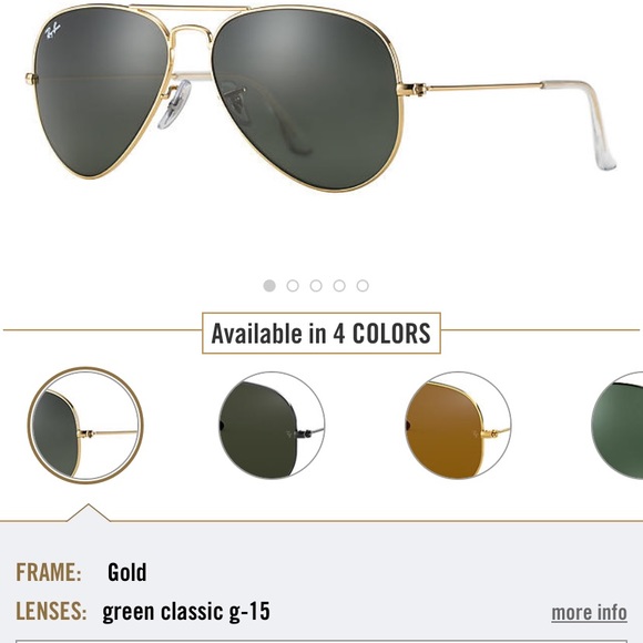 Classic ray ban aviator!! new in case! - Picture 2 of 6